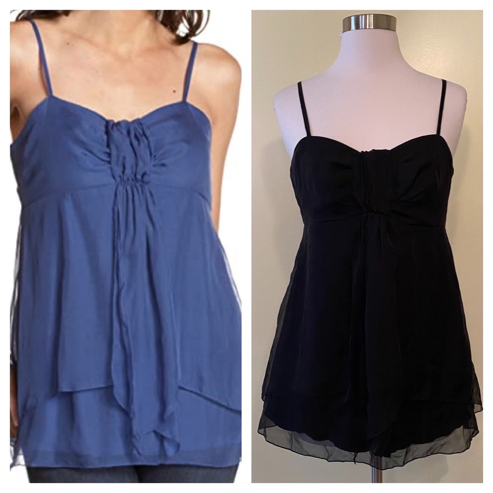Kensie Pretty Silk Waterfall Camisole NWT Small